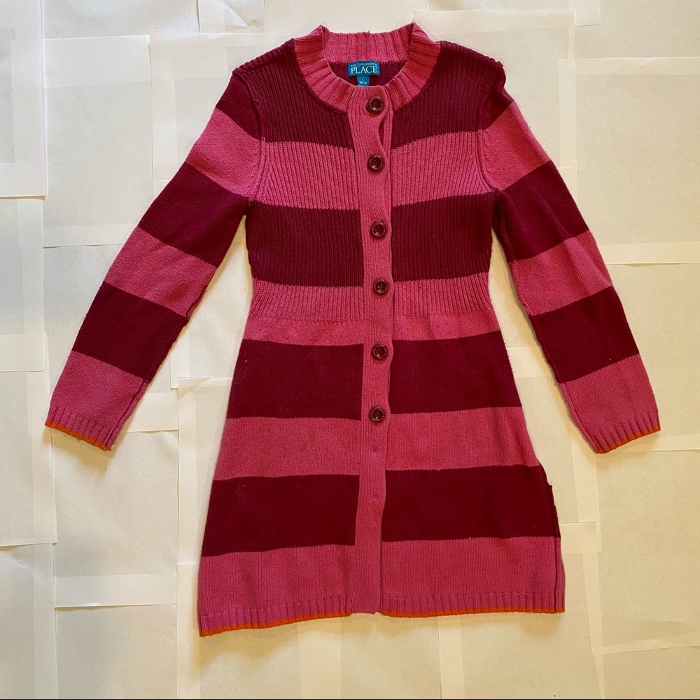 Pink striped dress